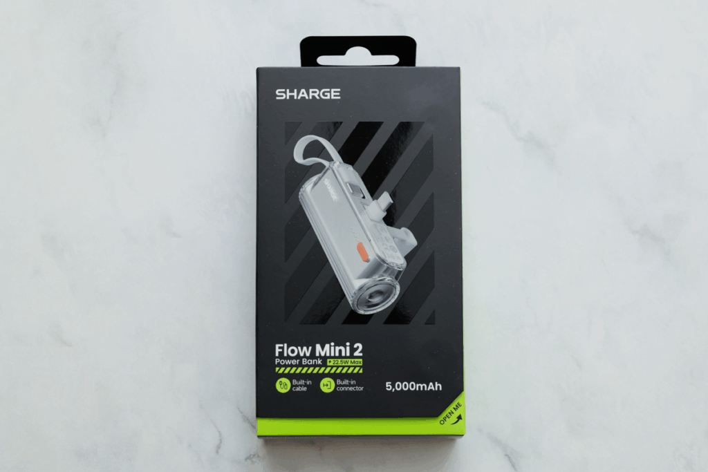 ミヤビテックブログ | 【実機レビュー】SHARGE FlowMini2：ケーブル不要で22.5W急速充電！100gの最強コンパクトモバイルバッテリー