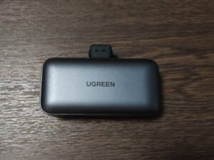 ミヤビテックブログ | UGREEN Built-In USB-Cコネクター モバイルバッテリー 5000mAh 小型コンパクト 22.5Ｗ 実機レビュー