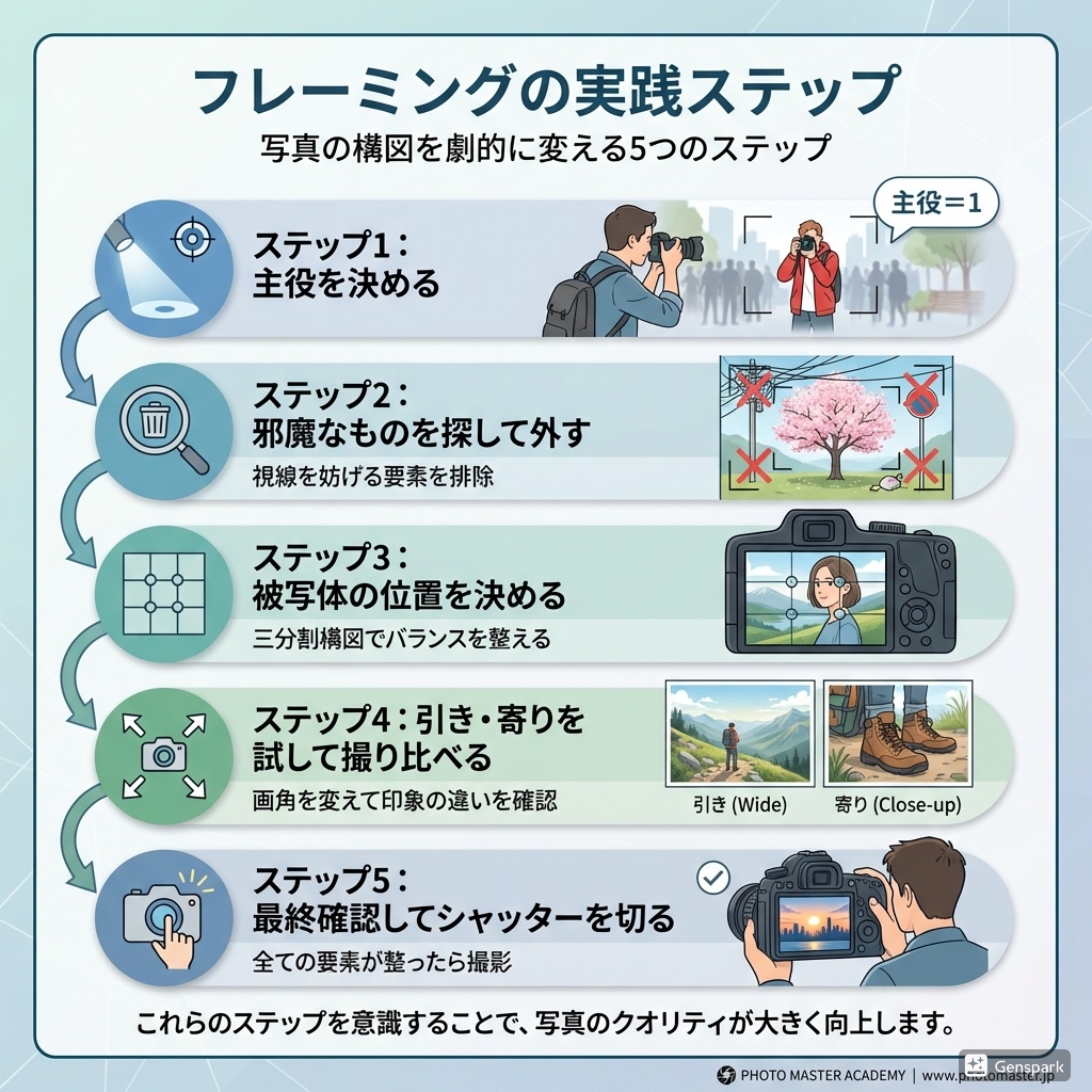 ミヤビテックブログ | 【カメラ初心者向け】フレーミングとは？構図の基本をわかりやすく解説